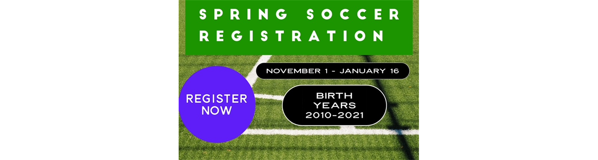 Spring 2025 Recreational Registration