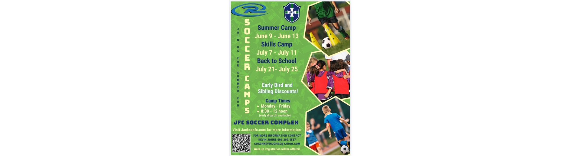 JFC SUMMER CAMPS - Register today